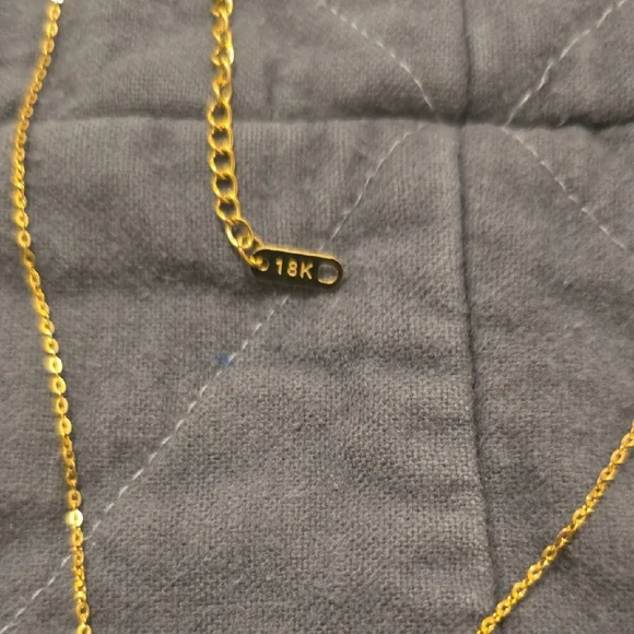 Gold and Red Tarot Card Pendant Necklace - Picture 4 of 6